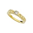14K Yellow Gold 1/10 ct. Princess Cut Diamond Anniversary Band