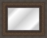 Review ArtToFrames  / 16x20 / 16 x 20 Mirror Frame Dark Walnut w/Gold Embossing .. 3.5'' wide