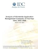 Review IDC Research  / Analysis of Worldwide Application Management Contracts: A Five-Year View, 20022006
