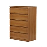 Sweden 5-Drawer Dresser - Cherry