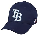 Tampa Bay Rays ADULT Adjustable Hat MLB Officially Licensed Major League Baseball Replica Ball Cap