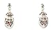 Adorable Multi-Colored Crystal Mary Jane Baby Shoe Earrings Post Backings ~ Comes Gift Boxed