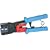 Cables To Go 19579 RJ11/RJ45 Crimping Tool with Cable Stripper (Black/Blue)