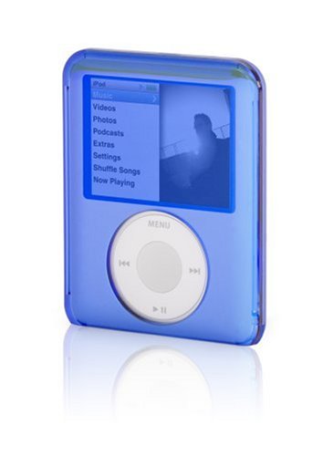 Electronics: Griffin Reflect Case for iPod nano 3G  Blue 