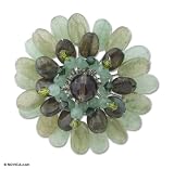 Brooch, 'Green Chrysanthemum'