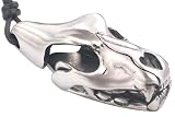 Moving Jaws Dinosaur Skull Real Pewter Pendant Necklace