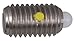 1/4-20 x .531, End force-3 1/2 lbs., Inch, Delrin Nose-Light End Pressure, Steel Body, Locking Element, Stubby Spring Plunger (1 Each)