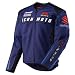 Icon Automag Suzuki Motorcycle Jacket - Blue Small