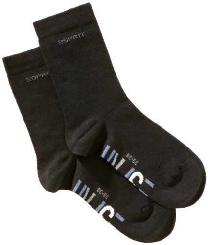 Esprit Foot LogoSo 19041 Unisex - Kinder Socken, Gr. 27/30, Schwarz (black 3000) Preisvergleich