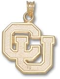 Clemson Tigers Solid 10K Gold ''CU'' Pendant
