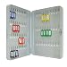Wedo 10256537X Schl�sselschrank 70 Haken lichtgrau pulverbeschichtetes Stahlblech 28,0x6,0x37,0 cm Sicherheitsschlo� inklusive 2 Schl�ssel