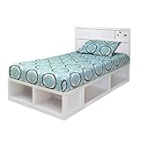 Badger Basket Twin Storage Bed with Headboard