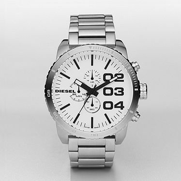 Diesel Men's DZ4219 Advanced Silver Watch