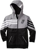 NBA Youth San Antonio Spurs On Court Pre-Game Hoody - R289Nusp (Black, Medium)