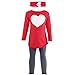 Jastore® Kids Girl Cute 2PCS Heart Shaped Clothing Set Long Sleeve Top +Leggings