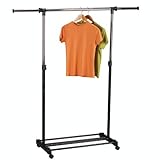 Expandable Adjustable Height Garment Rack