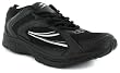 Mens Basic Black Lace Up Cheap Sports Trainer - Black/Black - UK 6-15