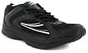 Sports Image "Explode" Mens Lace Up Running Trainers - Black/Black