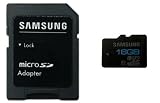Samsung 16GB Class 10 MicroSDHC High Speed Memory Card with SD Adapter