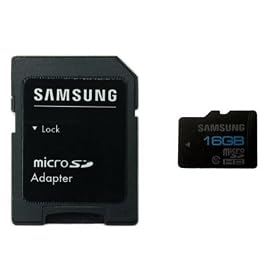Samsung 16GB Class 10 MicroSDHC High Speed Memory Card with SD Adapter