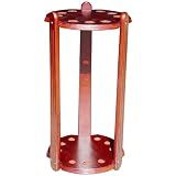 Sterling Deluxe Round Floor Stand, Mahogany, 9 Cue