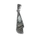 Ladies Sterling Silver 925 & Oval Pearlized Shell Necklace Pendant - Jewellery