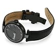 Antonio Cortalli Designer Timepiece -Arabesque Collection- Womens Stainless Steel, Plated in Black Ion - 0.16ctw Diamond