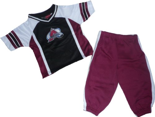 Colorado Avalanche 2pc Jersey Shirt Pant Set 12 Month Baby Infant