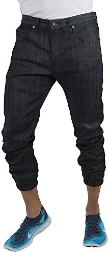 Sync Commuter Men's Denim Jogger Fit Pants Made in USA Red Size 36