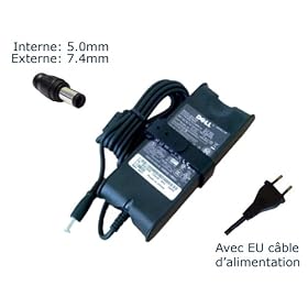 AC Adaptateur secteur pour�Ac Adapter for Dell Studio XPS 15 X15-1031aal ; 15z S15z-3630cpn ; 17 X17-2178aal ; 1340 X1340-1769obk ; 1647 X1647-5892obk ; 1747 S1747-2204cbk ; 90 Watt "Laptop Power" Supply Cord Notebook Battery Charger Netbook Plug�chargeur ordinateur portable, adaptateur, alimentation "Laptop Power (TM)" de marque (avec garantie 12 mois et c�ble d'alimentation europ�en)