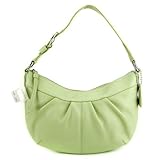 Women's Soho Pleated Sage Leather Hobo L: Sage Hobo