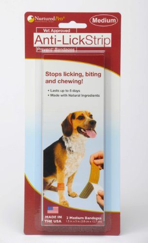 bandages for dogs:Anti-LickStrip Prevent® Bandages- Medium 2-Pack