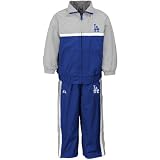 Majestic L.A. Dodgers Toddler Royal Blue 2-Piece Team Nylon Windsuit