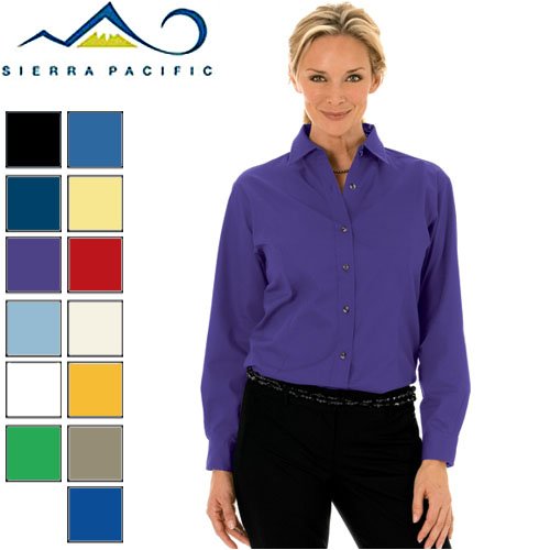 Click here to buy Sierra Pacific Ladies' SierraGuard Featherlite Long Sleeve Twill.