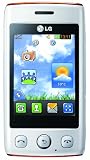 LG T300 Cookie Lite Handy(Ohne Branding, 6,1 cm (2,4 Zoll) Display, Touchscreen, 1,3 Megapixel Kamera) orange/wei�