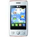 LG T300 Cookie Lite Handy(Ohne Branding, 6,1 cm (2,4 Zoll) Display, Touchscreen, 1,3 Megapixel Kamera) orange/wei�