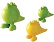 JW Pet Company Dino Cuz Dog Toy, Medium (Colors Vary)