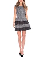 Carla Jones Vestido (Negro / Blanco)