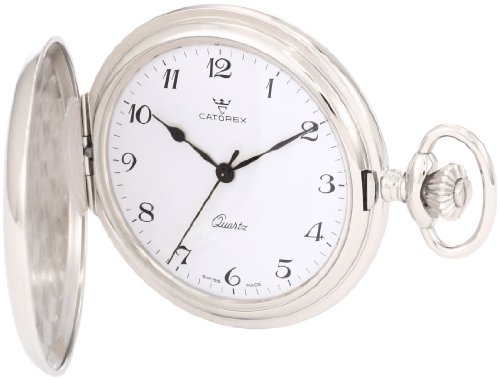Catorex Mens 87111087120 La Pautele Palladium Brass White Dial Pocket Watch Catorex Mens 87111087120 La Pautele Palladium Brass White Dial Pocket Watch