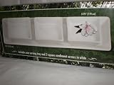 Noble Excellence White 4 Piece Square Condiment Serving Set