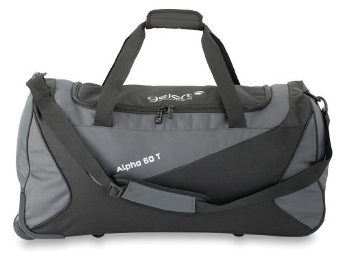 Gelert Alpha Transit Valise à roulettes mixte adulte Noir/Charcoal 60 Litres