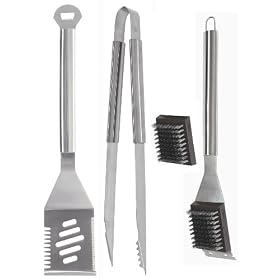 Mr. Bar-B-Q Platinum 4-Piece Tool Set by Mr. Bar-B-Q