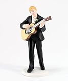 IMAGE OF Weddingstar Love Serenade Guitar Playing Groom Figurine for Cakes