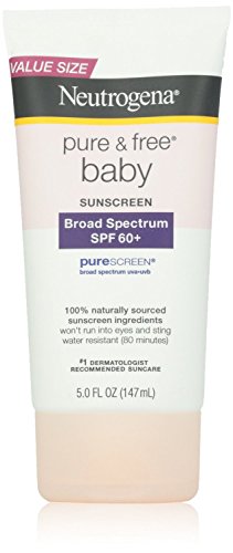 Neutrogena Pure and Free Baby Sunscreen, SPF 60, 5 Ounce