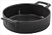Kitchen & Housewares : Revol 635301 Eclipse 35.25 oz. Deep Round Baking Dish - Black