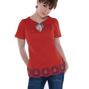 Buy Boston Red Sox Ladies Poplin Peasant Top 2 - by Alyssa Milano