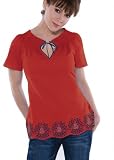 Boston Red Sox Women's Poplin Peasant Top 2 - by Alyssa Milano