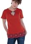 Boston Red Sox Women's Poplin Peasant Top 2 - by Alyssa Milano