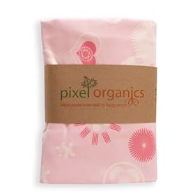 Buy Pixel Organics Organic Twin Flat Sheet in Love... by Pixel Organics now!