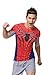 Red Plume Men's Compression Sports Fitness Shirt Armor, Men Spider T-Shirt (L) Red